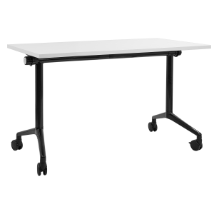 Escritorio plegable cavi 120 cm 60 cm con ruedas blanco