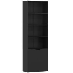 Estantería para libro 59x29x180 cm Homcom, hogar - muebles de salón