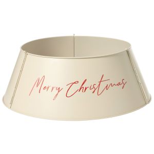 Base de árbol de navidad imatra 65 cm hierro beige