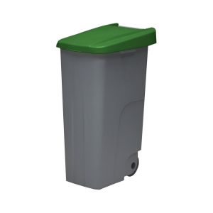 Contenedor de basura denox  65, 85 y 110 | 85 l - tapa cerrada - verde