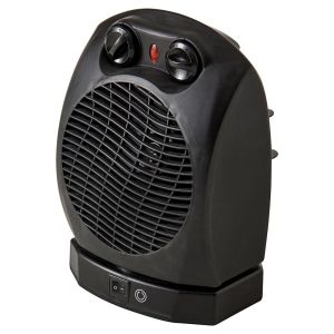 Calefactor oscilante 2000 W negro