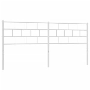 vidaXL cabecero de metal blanco 200 cm