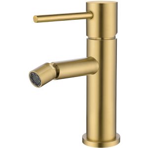 Valaz grifo de bidet monomando redondo oro mate