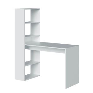 Habitdesign gio plus mesa + estanteria blanco artik - 1,44 x 1,20 x 0,53 ms