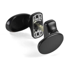 Juego pomo recuperable oval 5000 negro