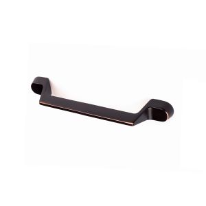 Tirador para mueble rei 5011 | cc 128 mm | cobre negro cepillado | zamak