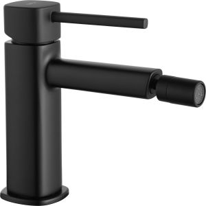 Imex - grifo bide monomando negro mate serie toscana