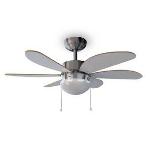Cecotec ventilador de techo con luz energysilence aero 350. 50 w, bajo