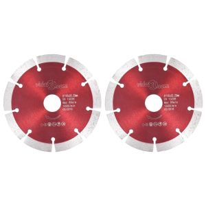 vidaXL discos de corte de diamante 2 unidades acero 125 mm