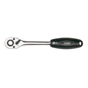 Llave carraca reversible 1/4''-145mm 72 dientes. Sistema locksystem.