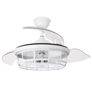 Ventilador de techo "tornado" con control remoto 5xE27 (32w motor dc 45db)