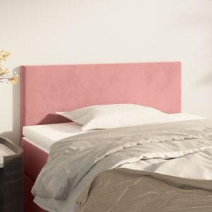 Cabecero de terciopelo rosa 90x5x78/88 cm eso4023