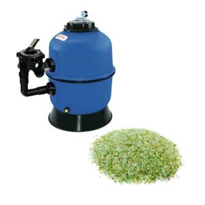 Filtro inyectado belice 500 qp 10m3/h + vidrio