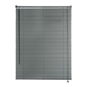Storesdeco|persianas venecianas de vinilo con cordón gris 105x160