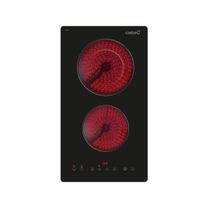 Vitrocerámica cata td-3002 bk/b 2 zonas control táctil 9 potencias