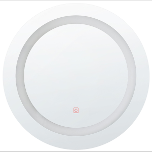 Espejo de baño LED selune 58 cm 58 cm plateado