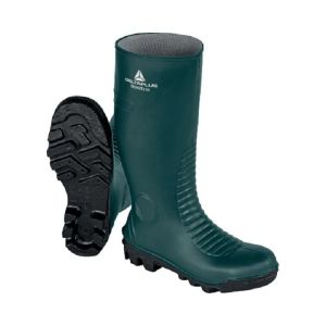 Botas de seguridad en PVC s5 sra verde/negro - delta plus