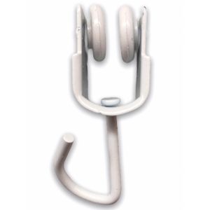 Teletoldo – Pack de 5 Poleas Correderas Blanca para Perfil de Riel