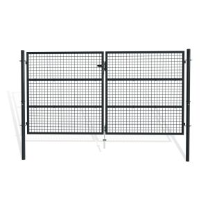 Puerta batiente de malla metálica 3m oLGa a.150cm gris