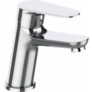 Valaz grifo de lavabo curvo monomando cromado