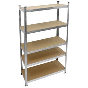 Estantería galvanizada de taller 180x90x40 cm ecd germany