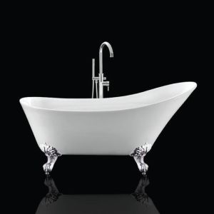 Bañera con patas balmain  161 cm patas águila cromadas