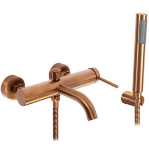 Rea grifo de bañera spot copper brush, 22x23,5x18,5 cm