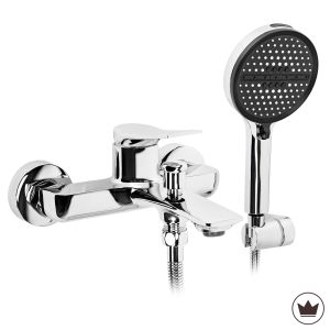 Rea grifo de bañera premium vision chrome, 21x20,5x10,5 cm