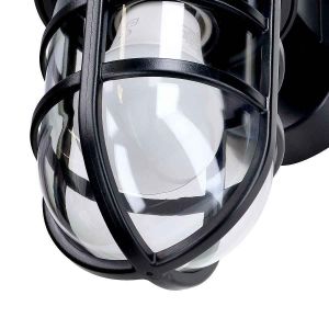 Aplique de pared corande exterior 40 w E27 negro