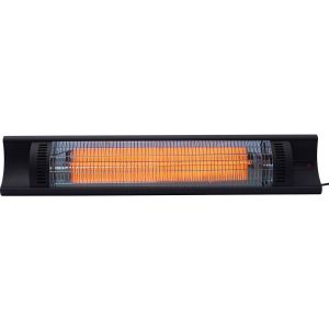 Calefactor eléctrico radiante de fibra de carbono "bola" - 2000w - negro