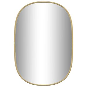 vidaXL espejo de pared dorado 50x35 cm