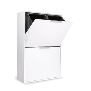 Arregui ecoclas cr601-e cubo de basura y reciclaje de acero  4 x 17 l (68l)