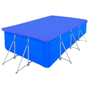 vidaXL cubierta de piscina 2 unidades rectangular pe 540x270cm 90 g/m²