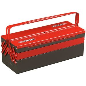 Caja de herramientas metálica - facom - bt.13gpb - 5 compartimentos - gran