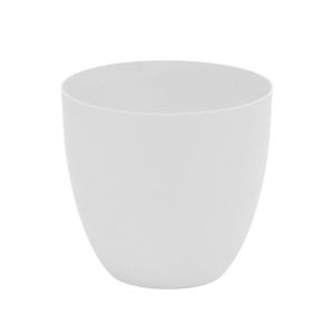 Maceta de inyección modelo cuenco color blanco ø32