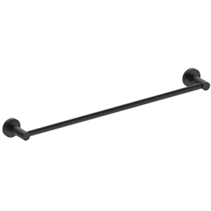 Luisa toallero de 1 barra negro