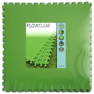 Bestway flowclear protectores de suelo 9 piezas flowclear verde 5,47m²