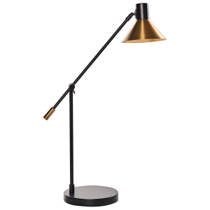 Lámpara de escritorio pinkeen metal dorado