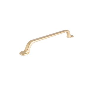 Tirador zamak cadier dist. 160mm. Acabado oro satinado