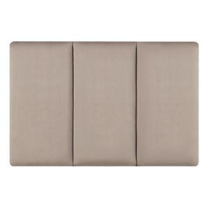Set de 3 paneles de pared carpino terciopelo 60x30cm gris claro [neu.haus]