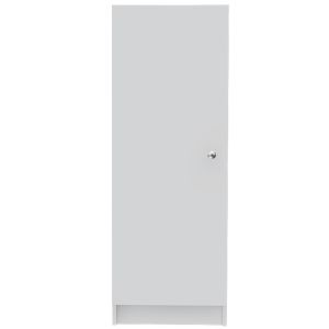 Aparador belleria, estilo minimalista con 4 estantes y diseño compacto