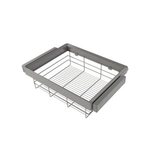 Kit de cajón de alambre y bastidor regulable quartz para armarios, guías