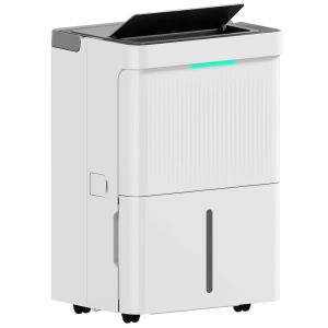 Deshumidificador 35.5x28x52.2 cm abs color blanco Homcom