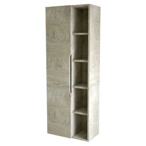 Columna de almacenaje colgante doble alaska - 50 cm - madera - 1 puerta