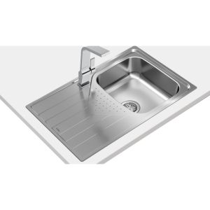 Fregadero teka universe 45 t-xp inox 1 cubeta y escurridor 45 cm
