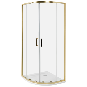 Cabina de ducha jukatan 80 x 80 x 185 cm dorado