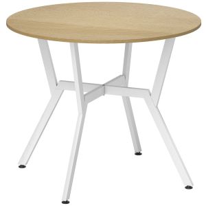 Mesa de comedor 90x90x76 cm color marrón Homcom
