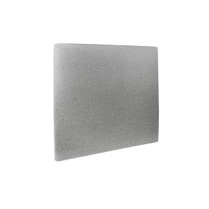 Cabecero tapizado 200 cm - tejido rizado gris - gris
