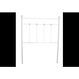 Cabecero forja ducal para cama de 105 blanco 113x125x4. Matris