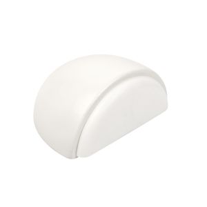 Tope de puerta de madera lacada en blanco 49x38 mm lote de 24